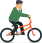 Back cyclist